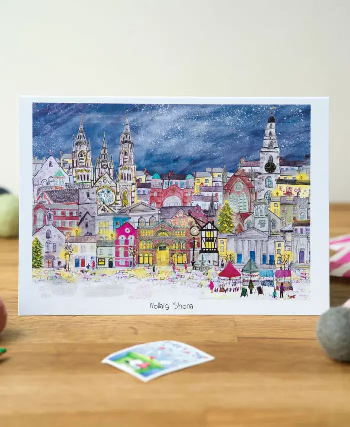 Nollaig Shona, Cork City, Greeting Card